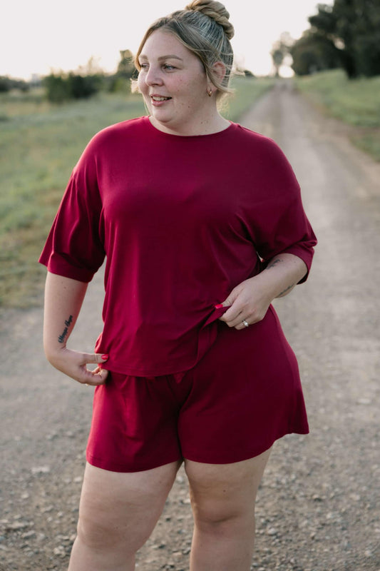 Lazee Luxe Bottom - Wine