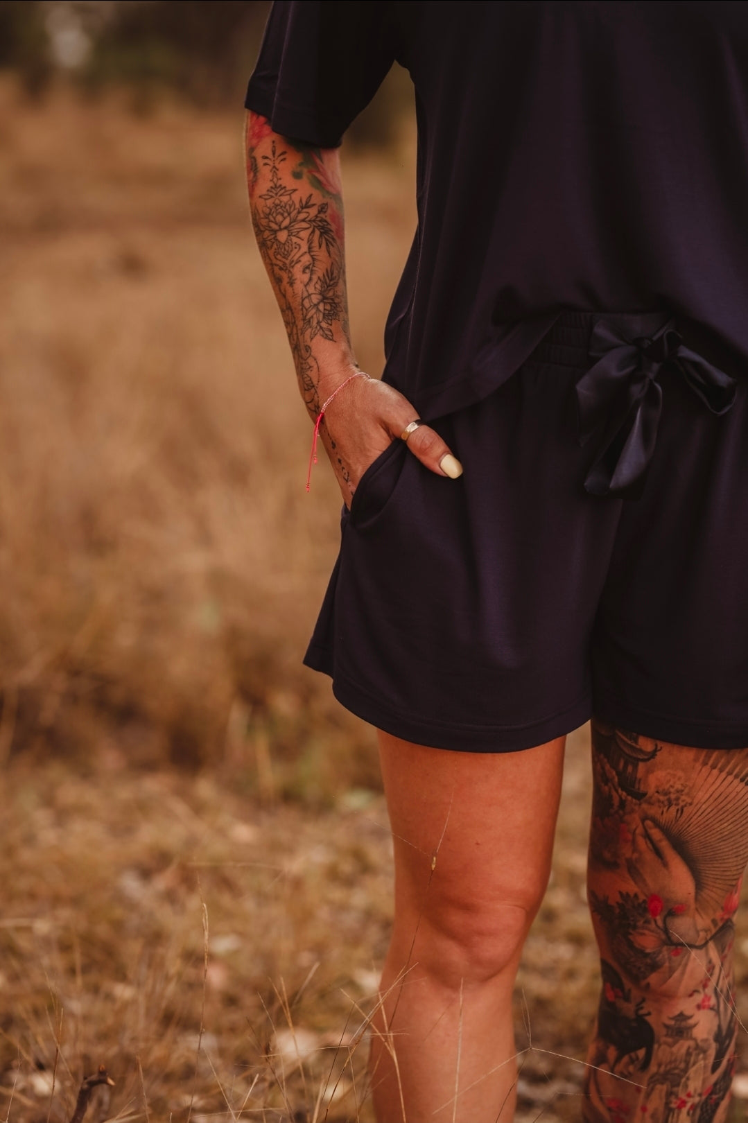 GEN I - Lazee Luxe Bottom - Women's Pyjama Shorts in Navy